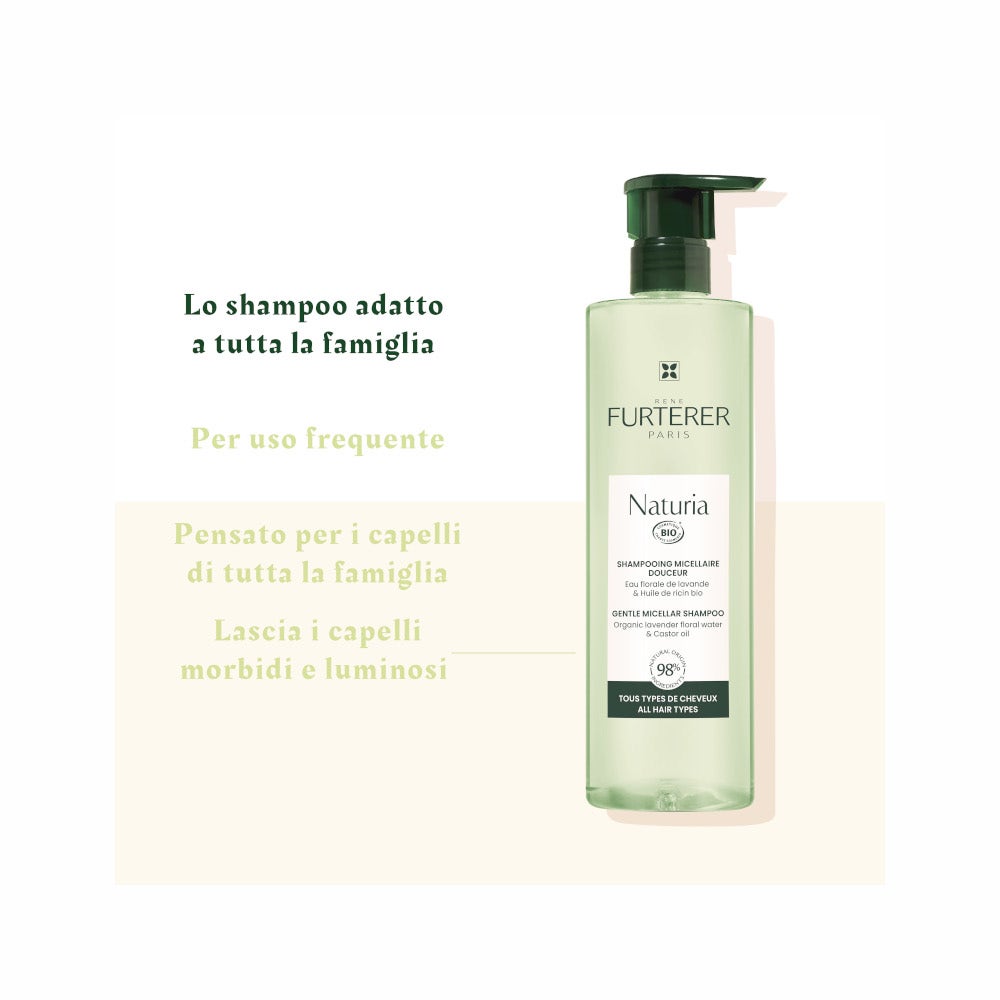 René Furterer Naturia Shampooing Micellaire Doux 400 ml