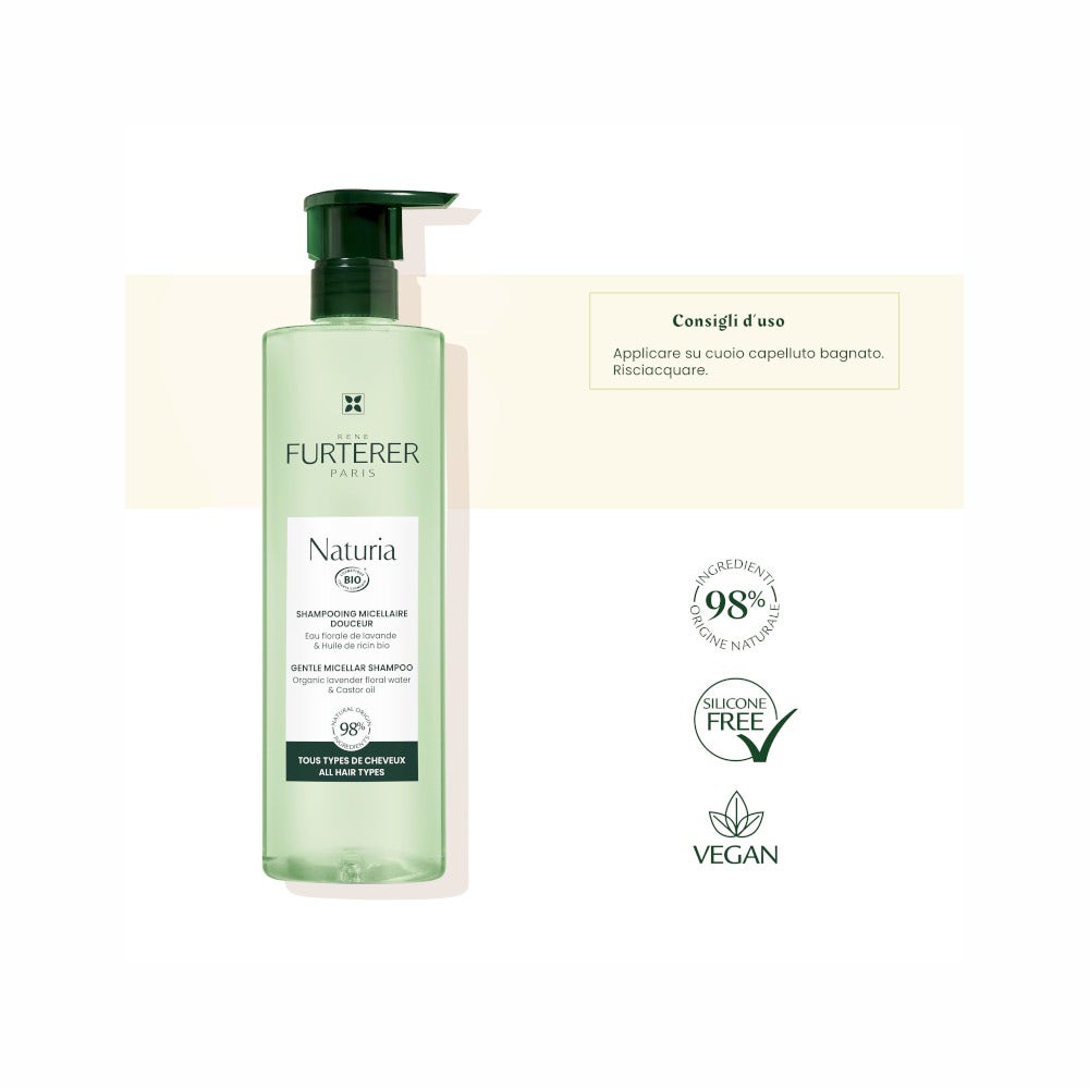 René Furterer Naturia Shampooing Micellaire Doux 400 ml