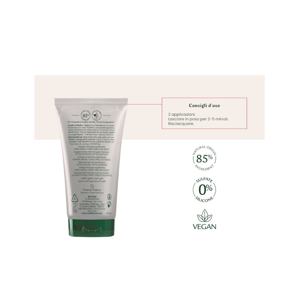 Rene Furterer Neopur Shampoo Antiforfora Grassa Equilibrante 150ml