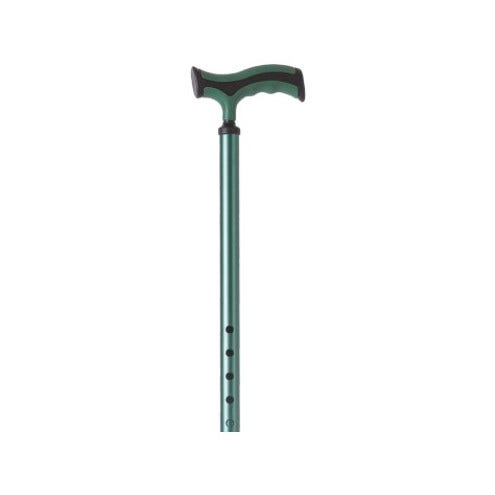 Mopedia Bastone Alluminio Con Base Larga Verde Cod RP191V