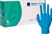 Abena Gants en nitrile non poudrés bleus taille S 100 pièces