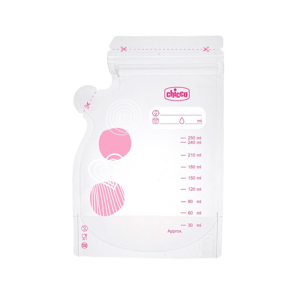 Chicco Sachets pour lait maternel, 30 pièces