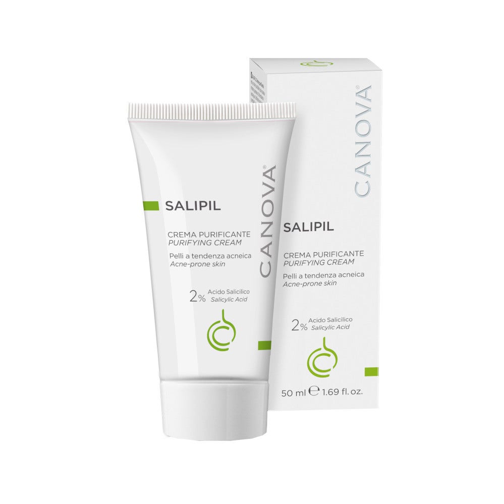 Canova Salipil Crème Visage Anti-acné 50 ml - Traitement Efficace