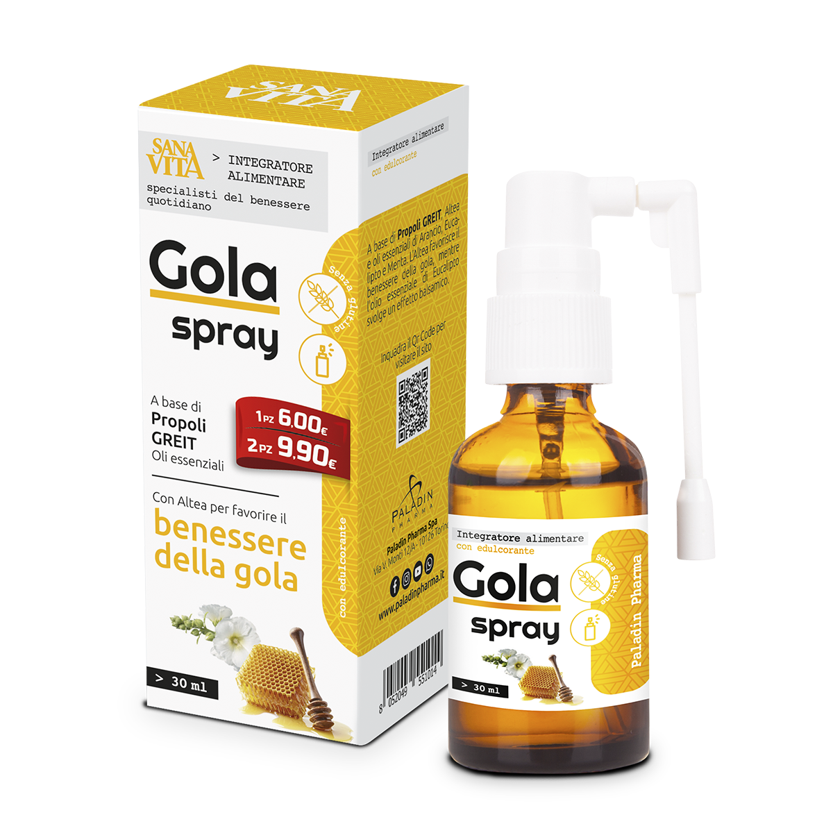 Sanavita Gola Spray 30ml