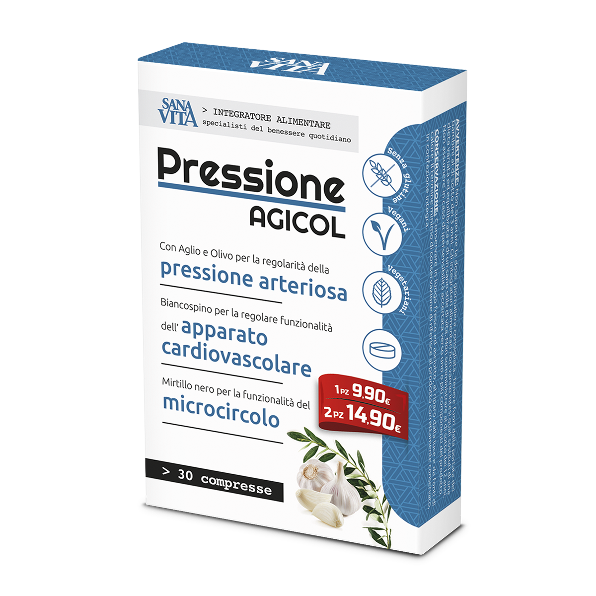 Sanavita Pressione Agicol 30 Compresse