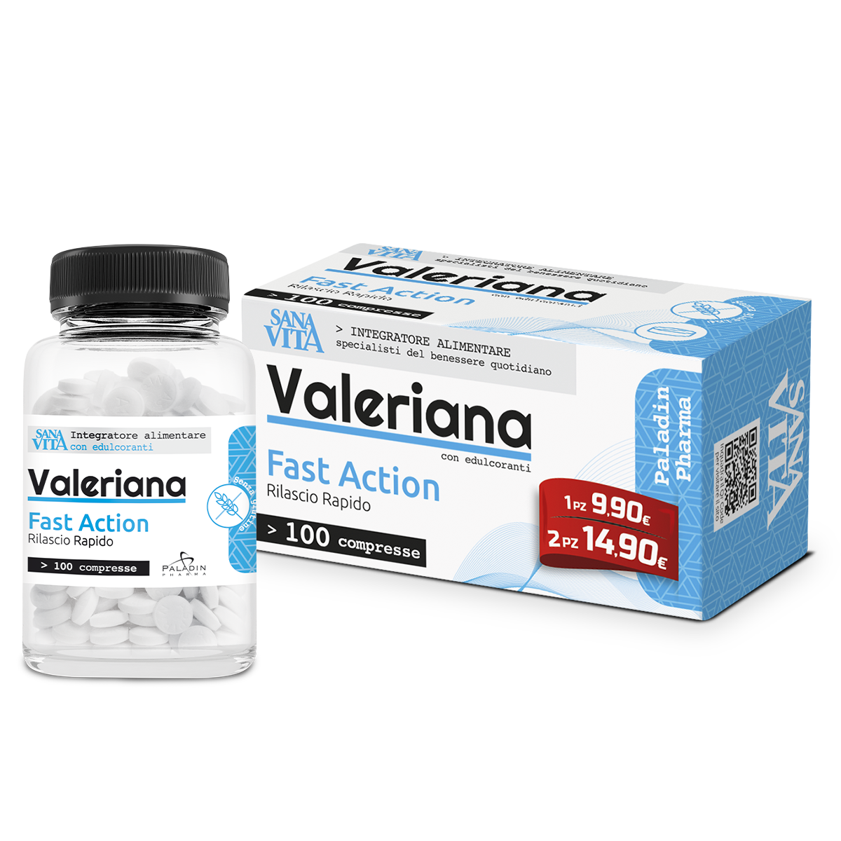 Sanavita Valériane 100 comprimés