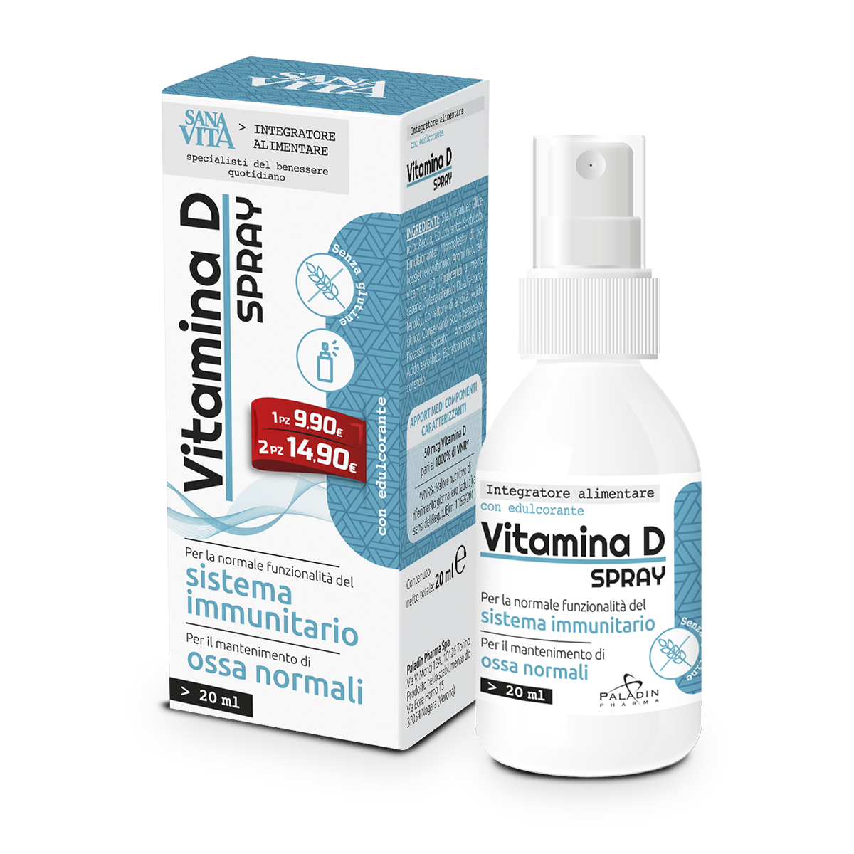 Sanavita Vitamine D Spray 20 ml