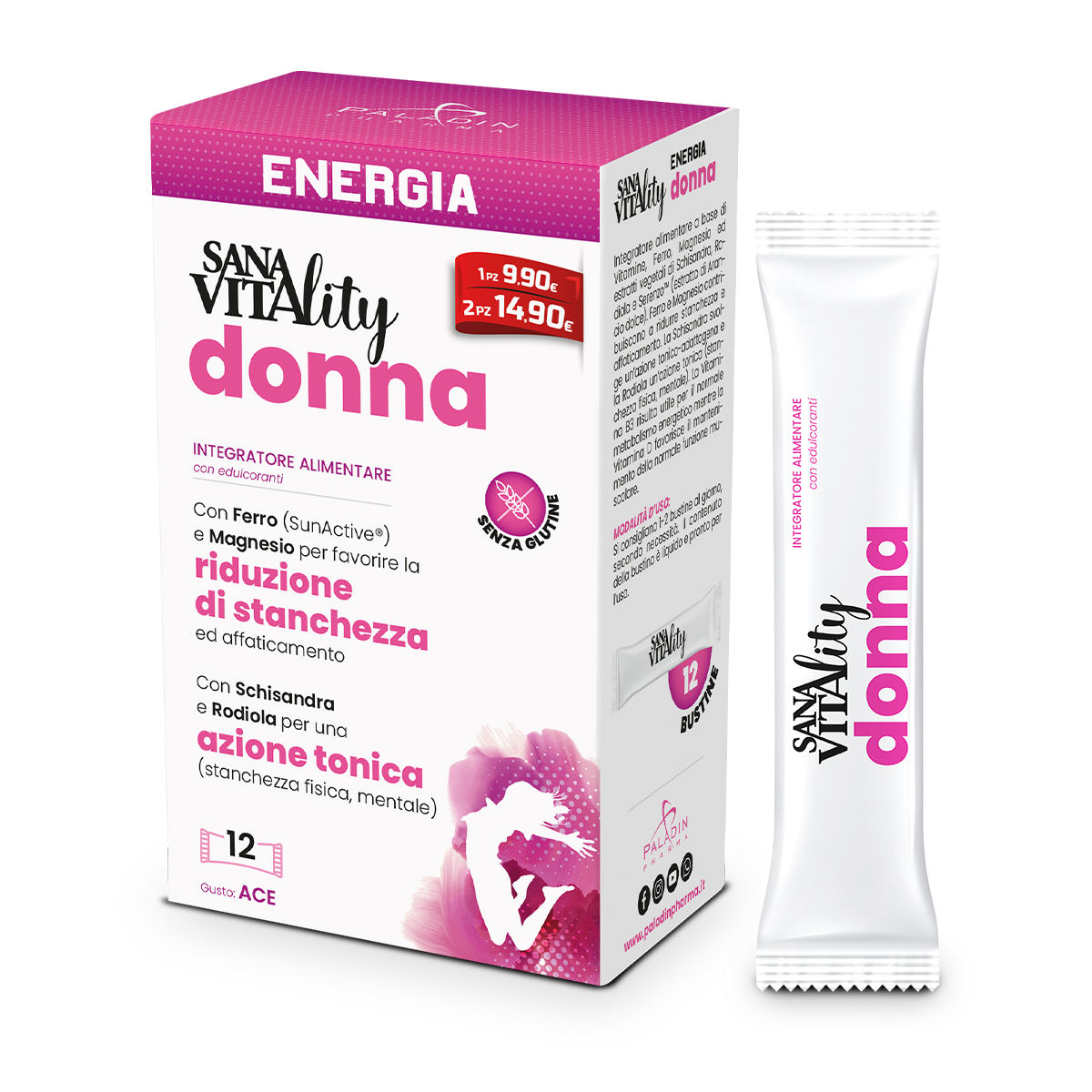 Sanavitality Énergie Femme 12 sticks