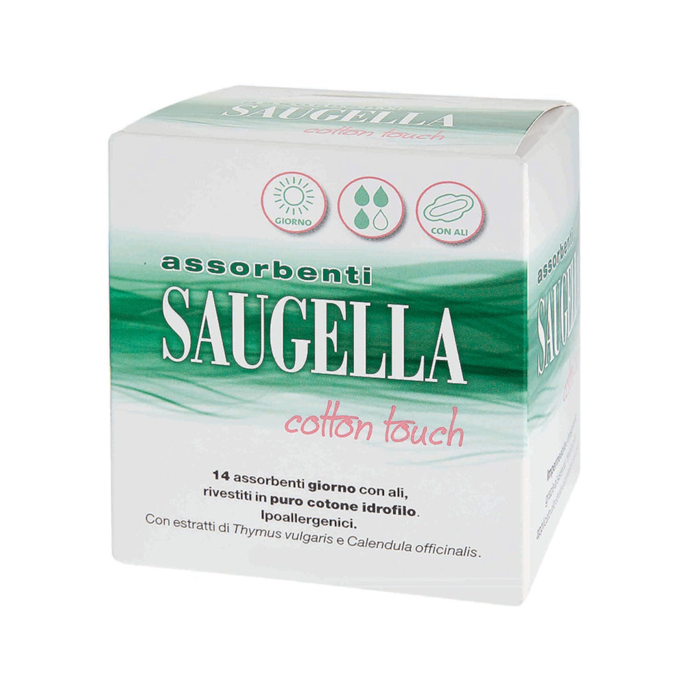 Saugella Cotton Touch Serviettes hygiéniques jour 14 pièces