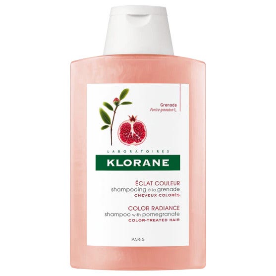 Klorane Shampooing à la grenade, éclat et protection pour cheveux colorés 200 ml