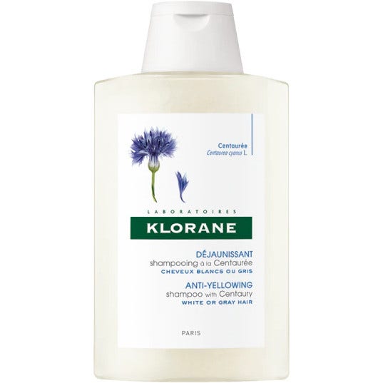 Klorane Shampooing à la Centaurée Bio Anti-Jaunissement 400 ml