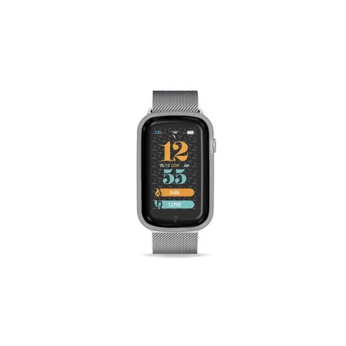Techmade Smartwatch Steps Cinturino In Acciaio Maglia Milano Silver