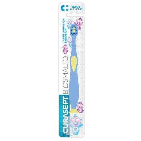 Curasept Biosmalto Brosse à dents pour bébés 0-3 ans 1 pièce