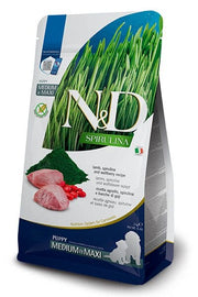 Farmina N&D Dog Medium & Maxi Spiruline Agneau pour chiots 2 kg
