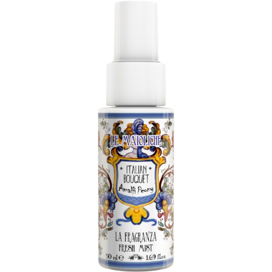 Le Maioliche Spray désinfectant pour les mains Amalfi Peony 50 ml