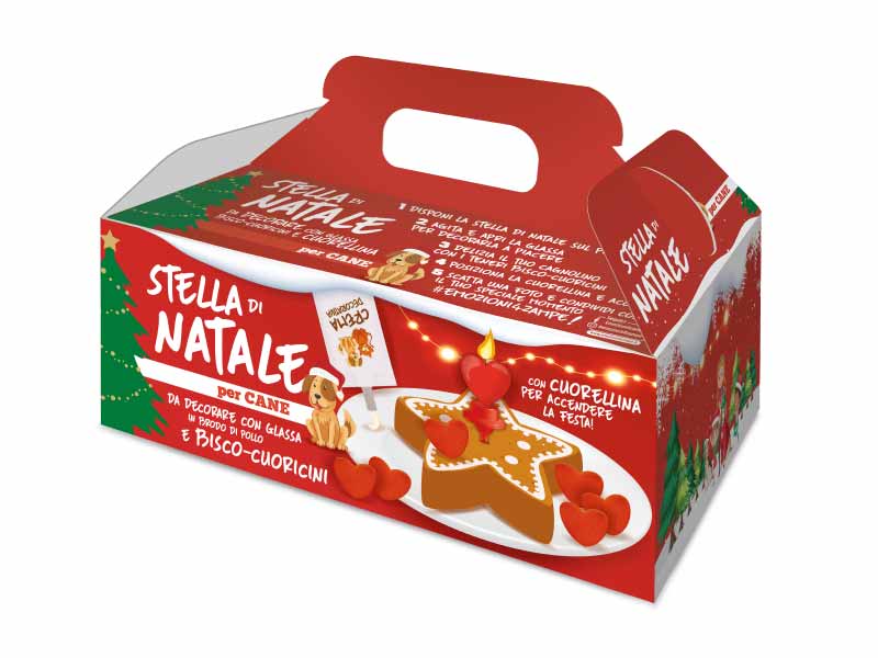 STELLA DI NATALE CANE GR117