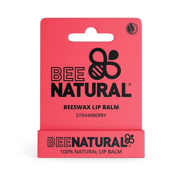 Bee Natural Lip Balm Gusto Fragola Stick 4,2g