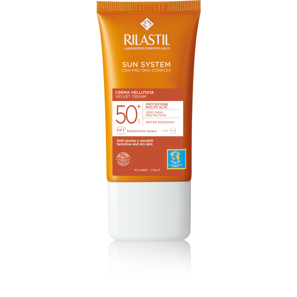 Rilastil Sun PPT Crème Veloutée SPF50+ Visage 50 ml