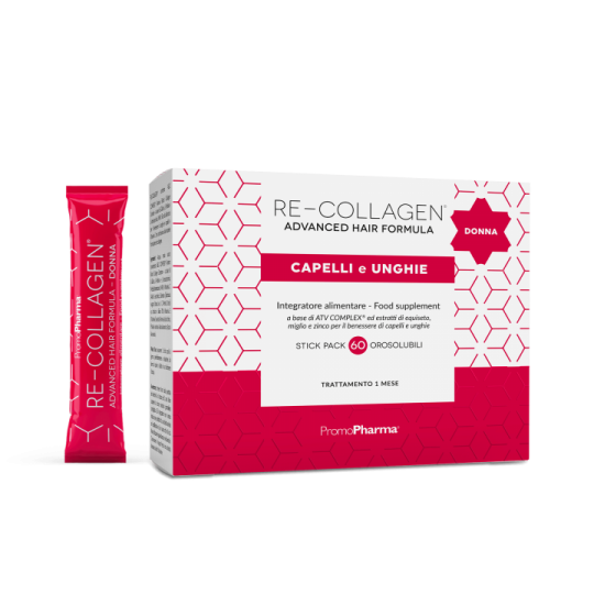 Re-Collagen Advanced Hair Formula Femme Ongles et Cheveux 60 sticks