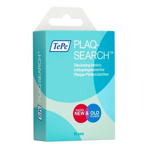 TePe PlaqSearch Compresse Rivelatrici Di Placca 10 Compresse