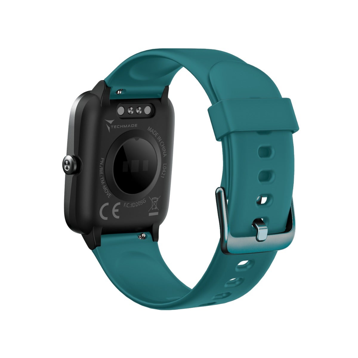 Techmade Montre connectée de sport avec GPS intégré, verte