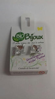 Bio Bijioux Orecchino Twister 11mm Crystal