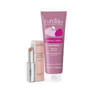Euphidra Kit Un Tè A Jodhpur Balsamo Labbra Idratante + Crema Corpo Idratante 250ml