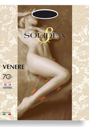 Venere 70 Collant Nudo Nero 4XL