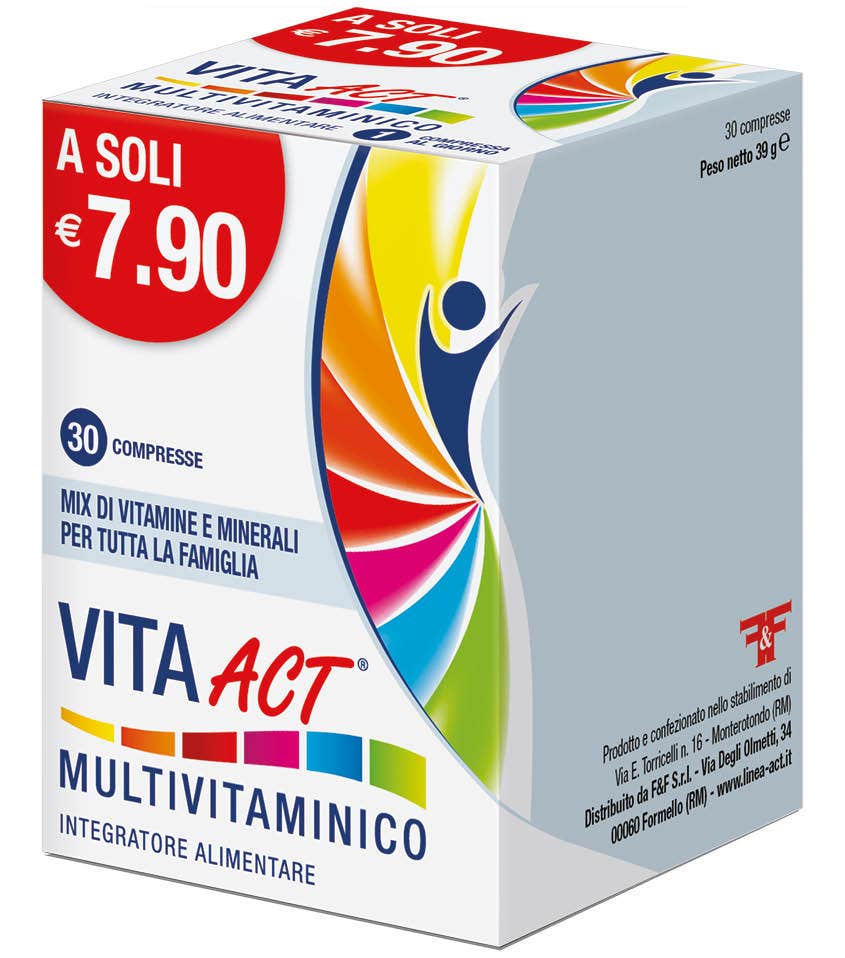 Vita Act Multivitaminé 30 comprimés