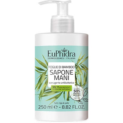 Euphidra Sapone Liquido Mani Foglie Di Bamboo 250ml