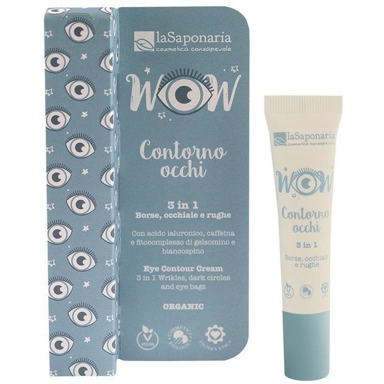 La Saponaria Wow Crème Contour des Yeux 3 en 1 15 ml